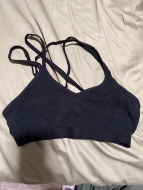Vans Black Strappy Sports Bralette